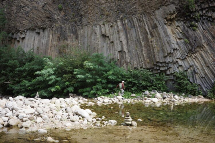 Orgues basaltiques de Jaujac, en Ardèche